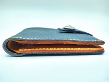 Load image into Gallery viewer, Buttoned Blue Basic Billfold
