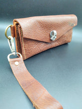 Load image into Gallery viewer, Bison Convertible Wristlet Clutch/Shoulder Bag
