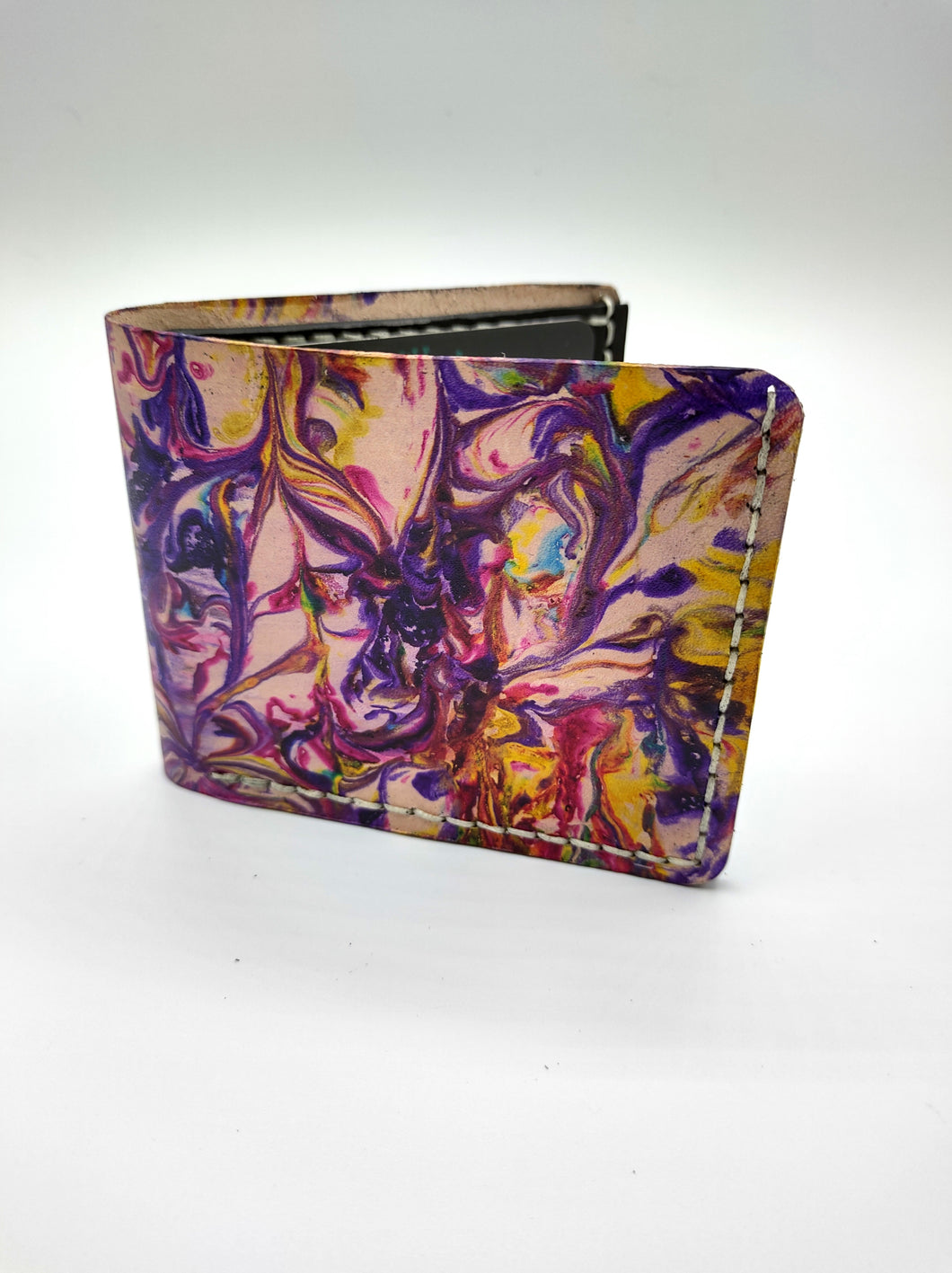 Big Marbled Billfold - Colorful